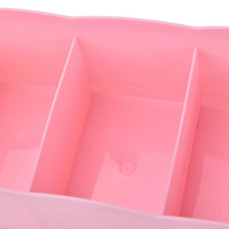 1PCS Underwear Underwear Storage Box 5 Grid Socks Underwear Drawer Closet Family Storage Box Storage Box Partition TSLM1