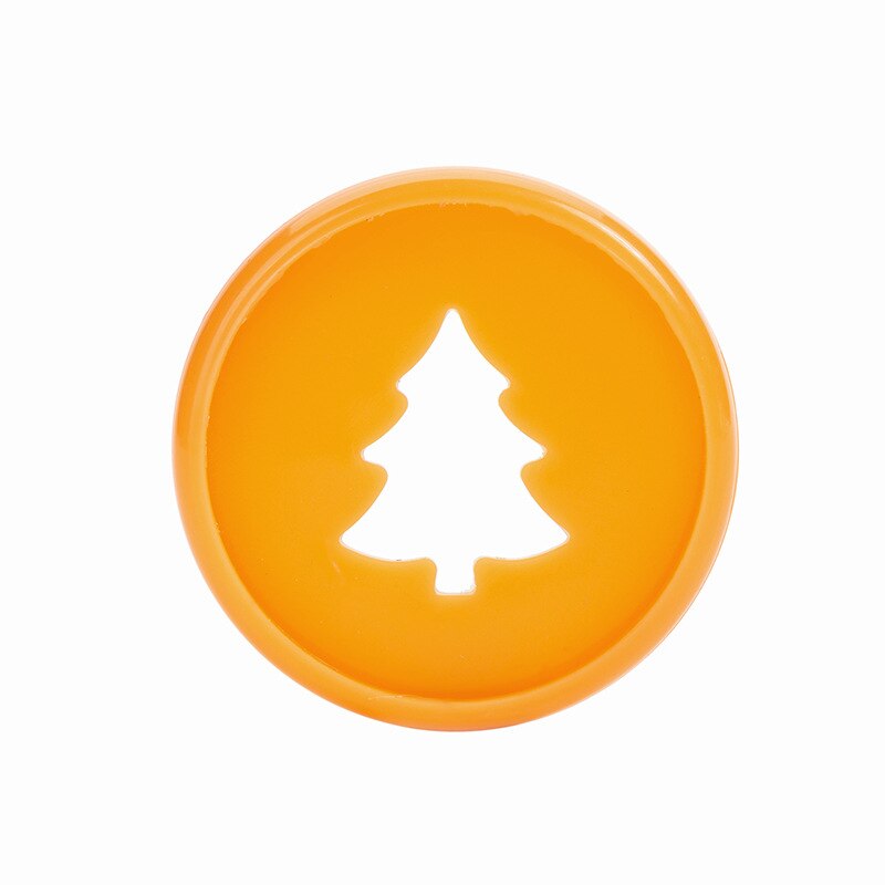 100 st 24mm miljövänlig julgran anteckningsbok plastpärmring gör-det-själv 360 graders rotation arbets- och studiebindningsmaterial: Orange