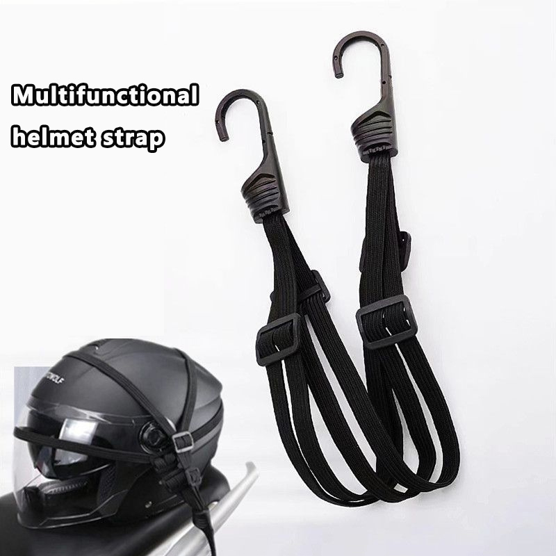 1Pc Fiets Motorfiets Elastische Koffer Met Veiligheidshaak-Veelzijdig Helm Mesh Gear Transport Duurzaam En Strak Voor Dagelijks Reizen