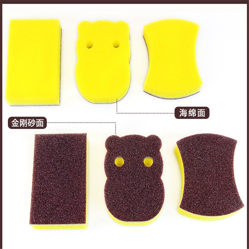 10 st smärtsvamp med hög densitet köksrengöringsmedel tvätthandduk trasa svamp hundra ren trasa mikrofiber diskduk