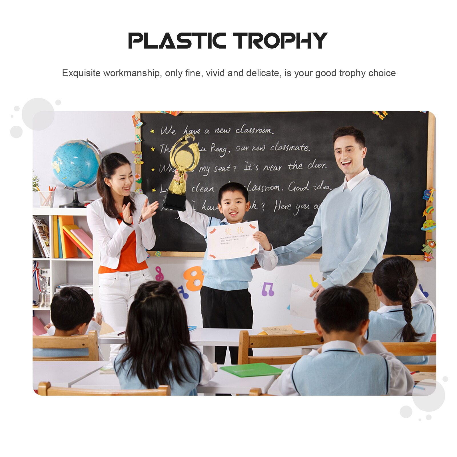 Trophy Small Trophy Competition Accessory Children Trophy Plastic Reward Trophy for Children Kids Encourage