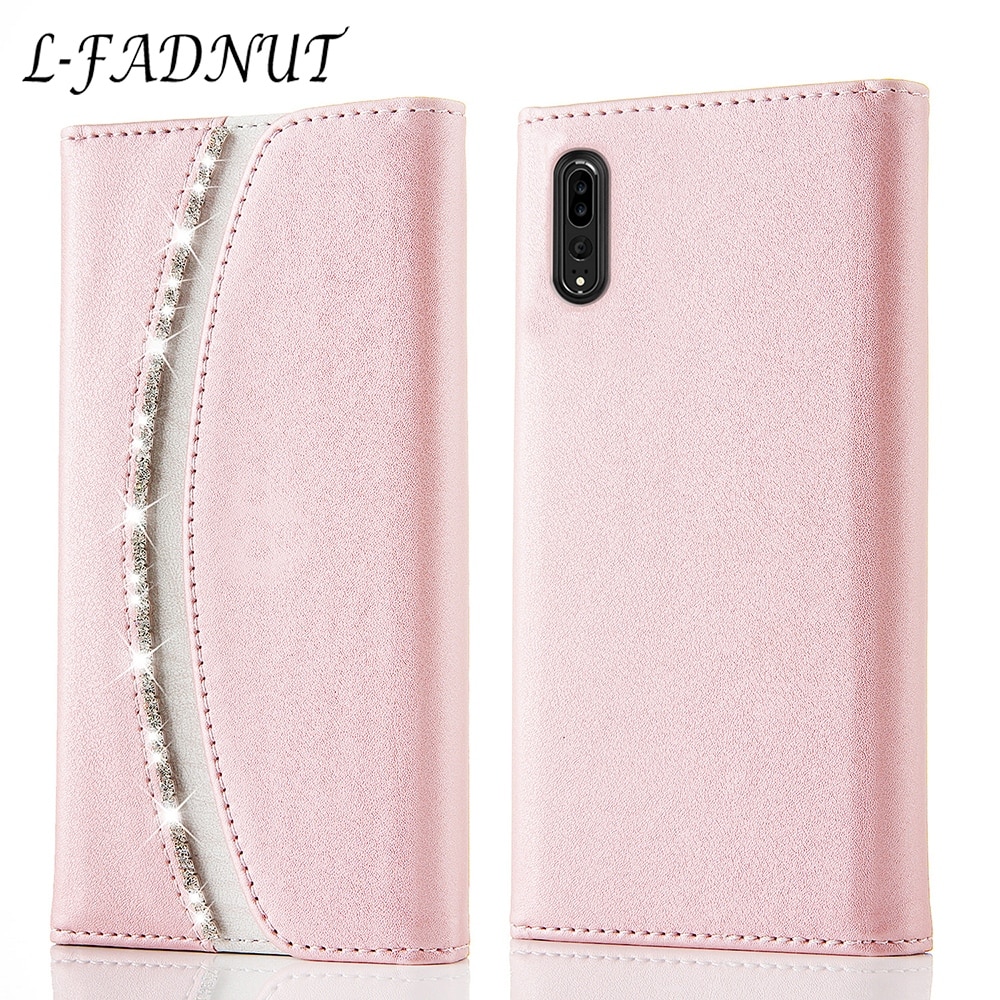 Luxury Wallet Leather Case For Huawei P20 P30 Pro P8 Lite P9 P10 Diamond Phone Bag Bumper Cover For Huawei Mate 20 10 Capa