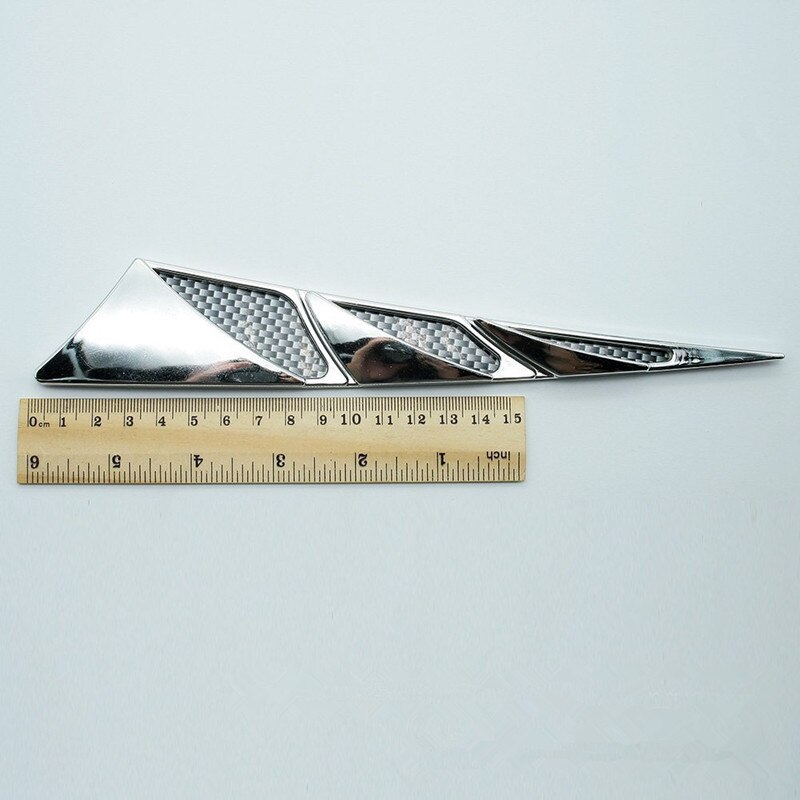 2Pcs/Set Car Bug Shields Air Intake Sticker Hood Decorative Air Outlet Exterior Parts Durable Practical Bug Shields