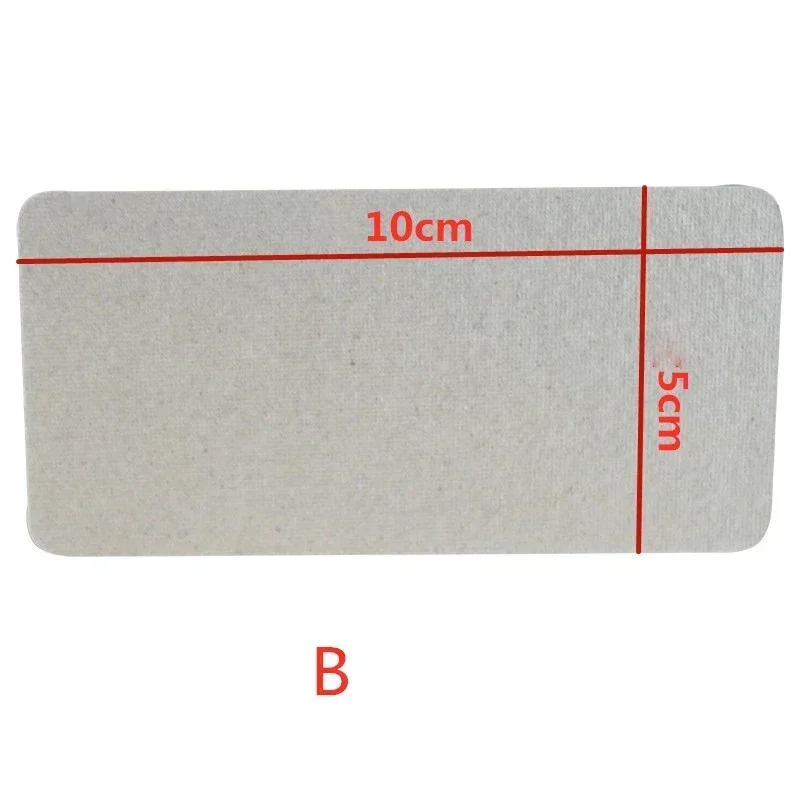 Hojas de placas de mica para horno microondas, hoja de mica, guía de ondas, cubierta de guía de ondas, placas, piezas de electrodomésticos: Plata