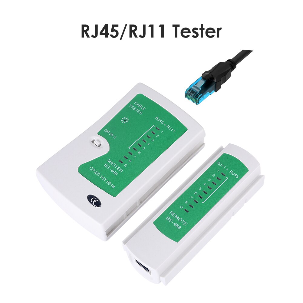 UTP Ethernet Line Wire Detector Repair Tool Network Cable Tester RJ45 RJ11 LAN Portable Network Cable Tester