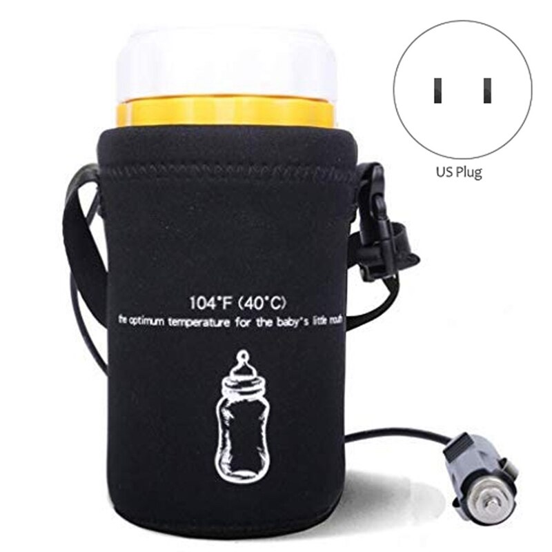 Thermostat usb pour voiture, chauffe-biberon portable, prise us