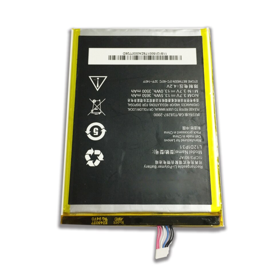 Lithium-Polymer Batterie L12D1P31 L12T1P33 3650mAh Für Lenovo IdeaTab Lepad A1000 A1010 A5000 A3000 A3000-H