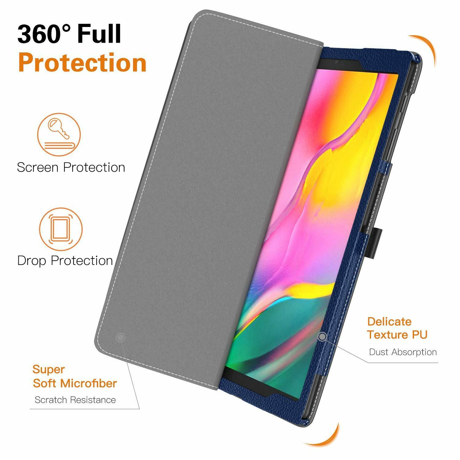 Do tabletu Samsung Galaxy Tab A7 2020 etui do Galaxy Tab A7 SM-T500 SM-T505 SM-T507 Funda pokrywy skrzynka Conque Capa + Film + długopis