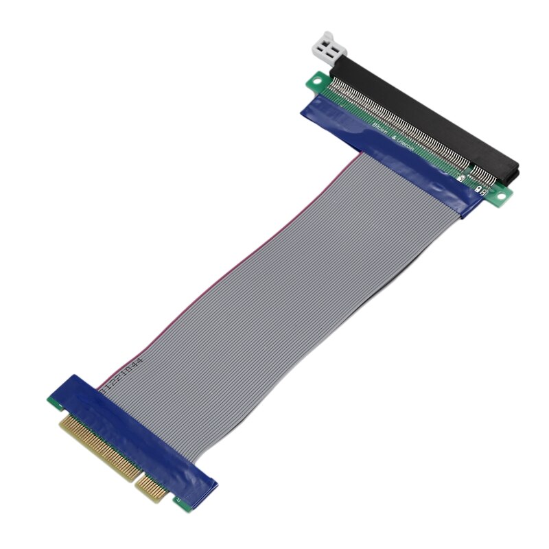 PCI Express PCI-E 8X a 16X ranura Riser tarjeta Flex Flexible Cable de extensión