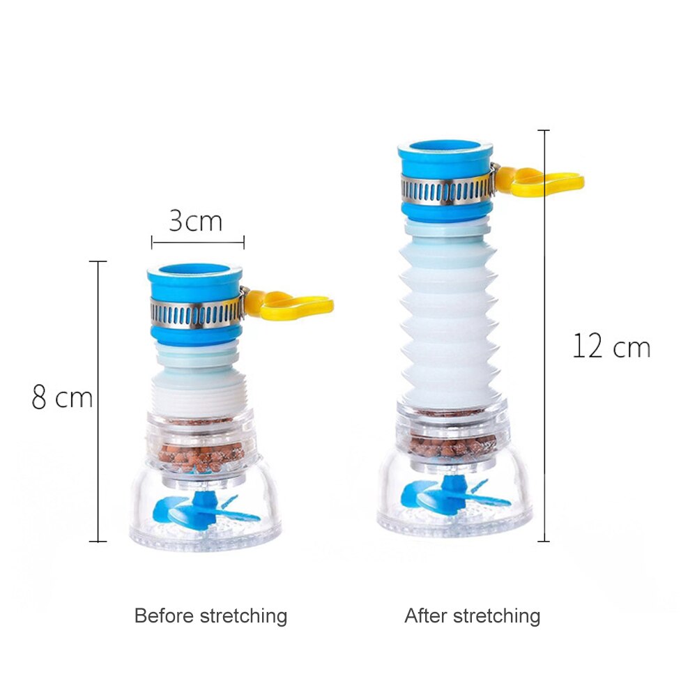 Universele 360-rotatie Kraan Waskolf Swivel Waterbesparende Economizer Hoofddouche Keukenkraan Nozzle Adapter Gootsteen Accessoires
