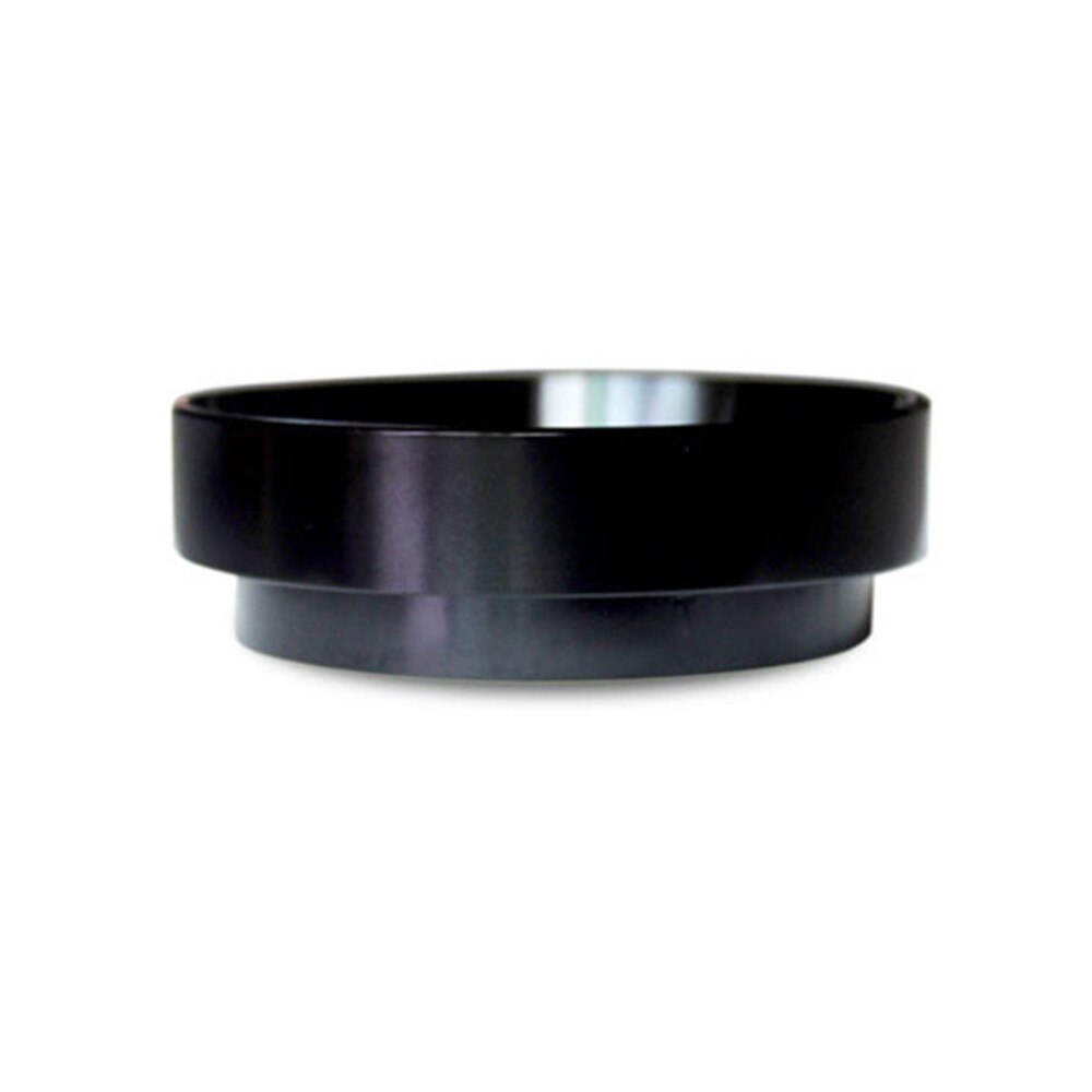 51/58mm kaffedoseringsringe i rustfrit stål bryggeskål kaffepulver espresso barista tragt portafilter kaffefilter tamper: 58mm sorte