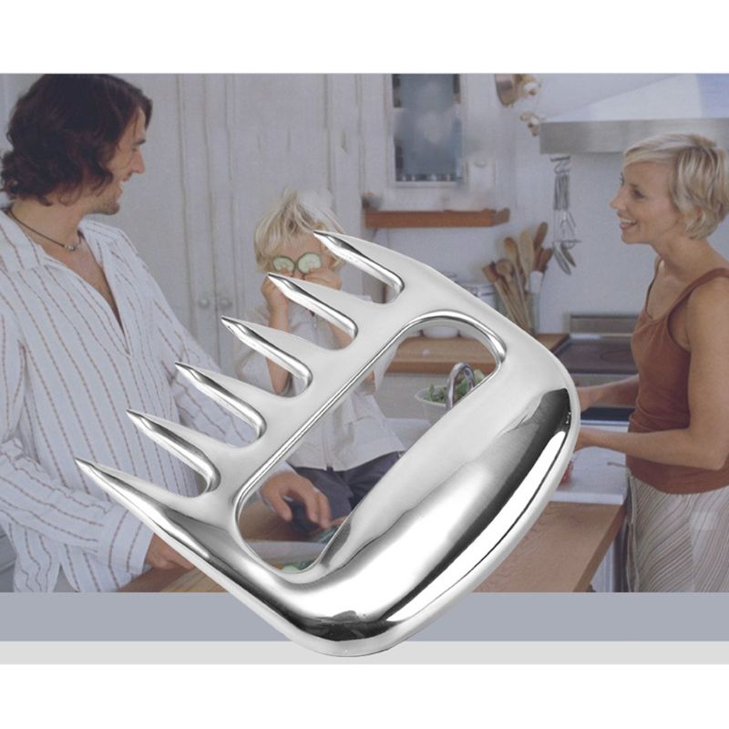 2 sztuk/zestaw widelce niedźwiedzi pazur ze stali nierdzewnej widelec robić grilla maszyna robić dzielenia żywności narzędzie robić rozdzierania mięsa