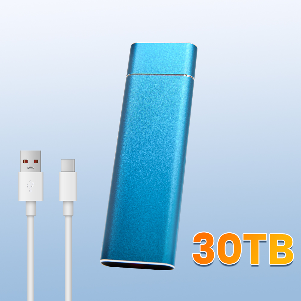 Ekstern ssd 2tb/4tb med ultrastor kapacitet, bærbar harddisk type-c, usb 3.2, højhastighedsoverførsel til stationær mac: Chokolade