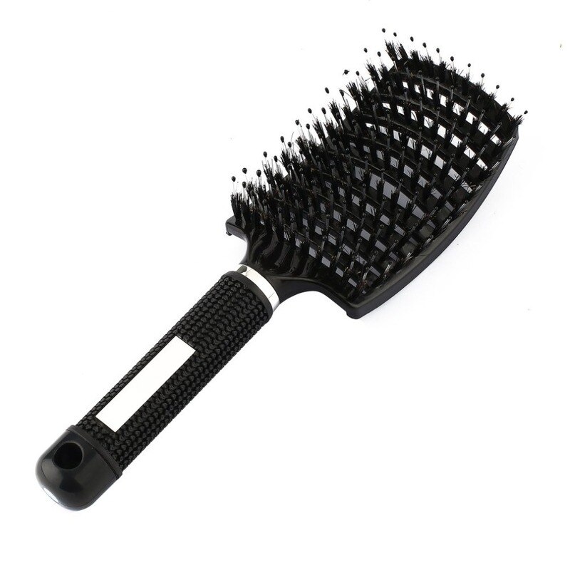 Women Men Hair Scalp Massage Comb Bristle & Nylon Hairbrush Wet Curly Detangle Hair Brush for Salon Hairdressing Styling Tools