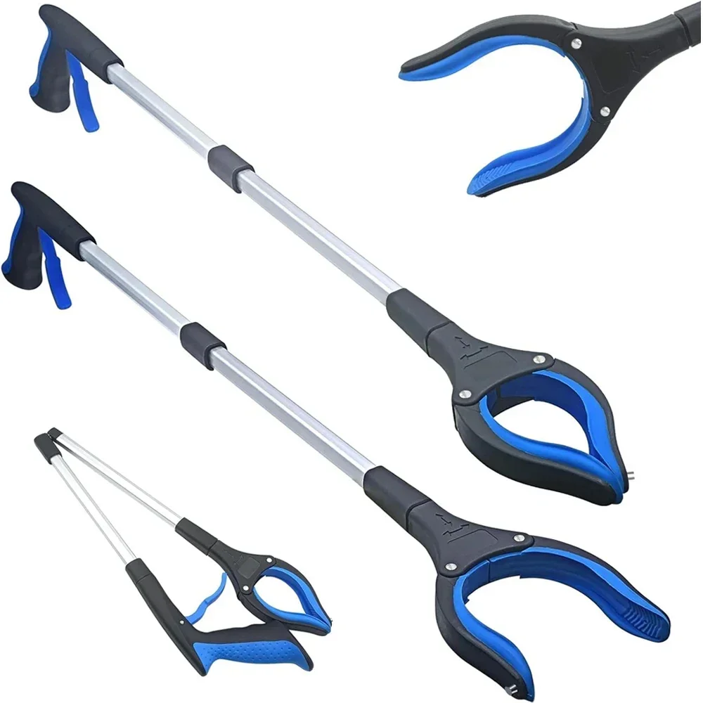 Extensor de pinza plegable, herramientas manuales, recogedores de basura, recogedor de basura plegable, herramientas de recogida, basura larga y práctica
