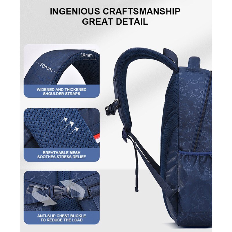 Eenvoudige Grote Capaciteit Kinderen Rugzak Nylon Waterdichte Schooltas Voor Meisjes Grote Capaciteit Outdoor Reizen Rugzakken Bookbags