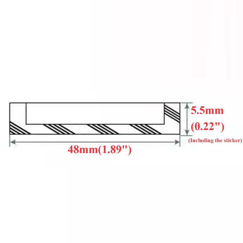 Poignée ronde ronde en aluminium pour porte coulissante en verre, or noir mat, 4 pièces