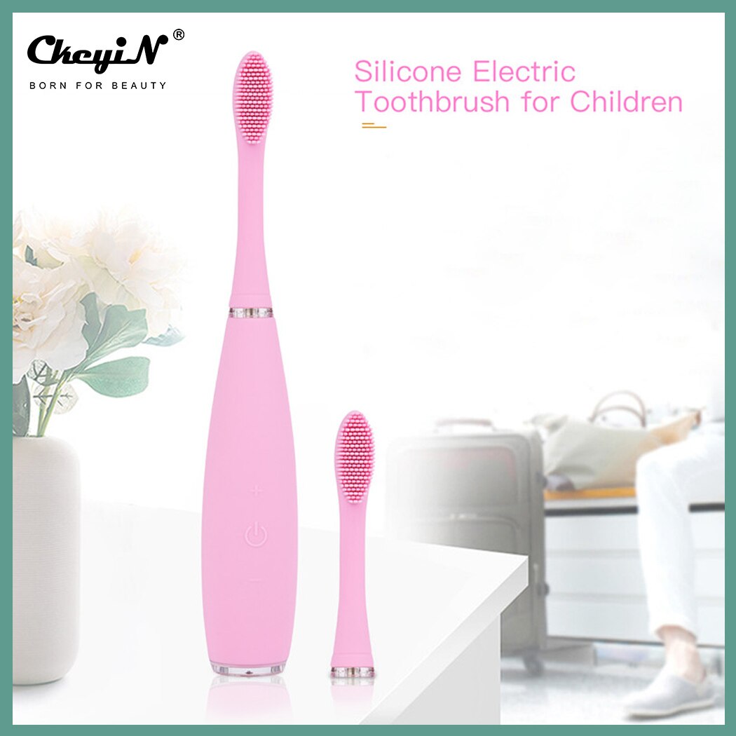 Sonic Children Electric Toothbrush USB Rechargeable Waterproof Silicone Toothbrush High-frequency Vibration Kids Toothbrush 31