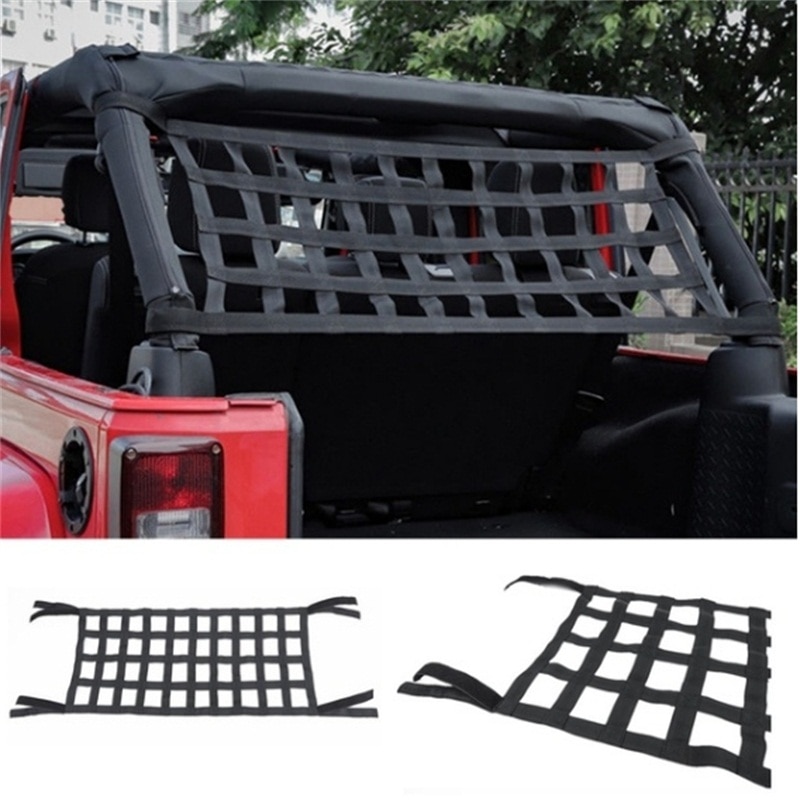 Auto Auto Hangmatten Bed Cargo Net Imperiaal Bagage Bagagenet Voor Jeep Wrangler JK 07-18