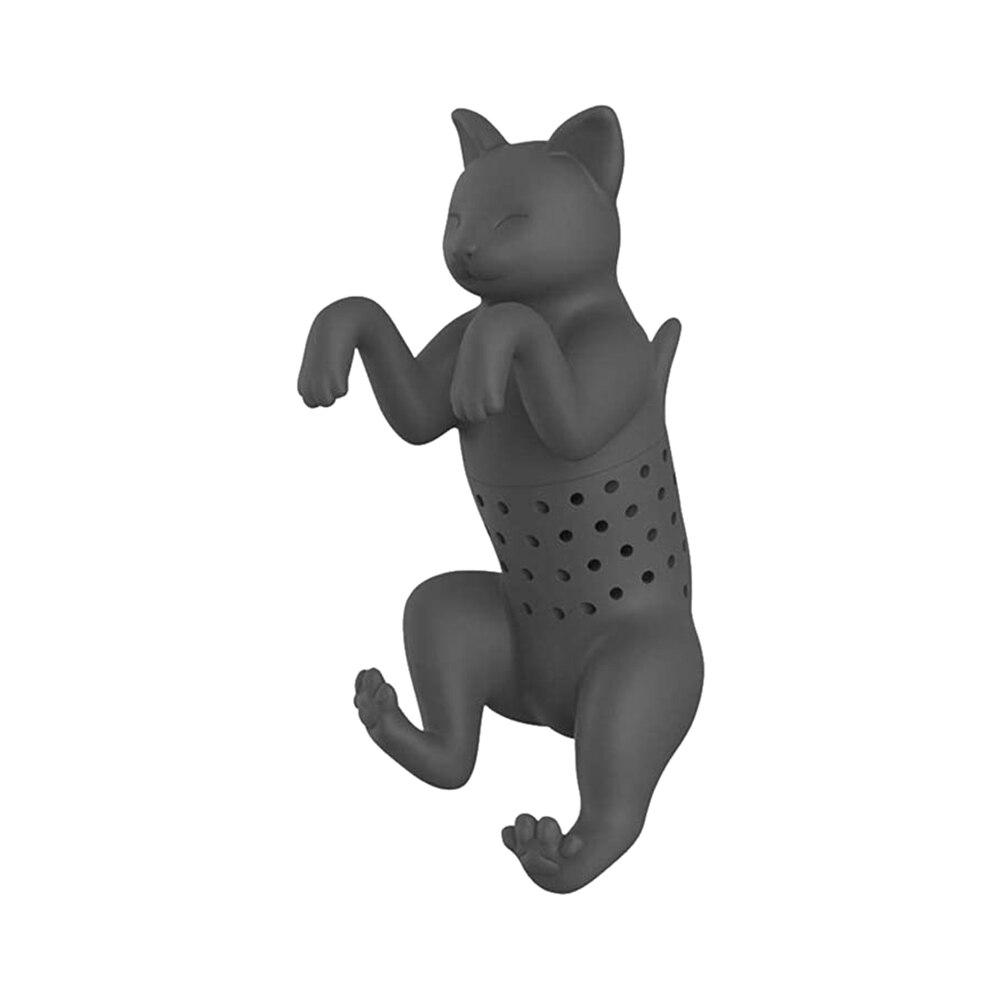 Silicone Tea Strainer Little Man Shaped Tea Infuser Filter Brewing Teapot Tea Infusers Loose Leaf Coffee Filter TLSM: Ivory