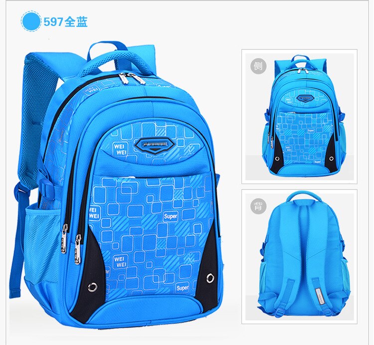 Sac à dos pour enfants, cartable pour garçons et filles, cartable pour les enfants du primaire, cartable pour les enfants,: sky bule2