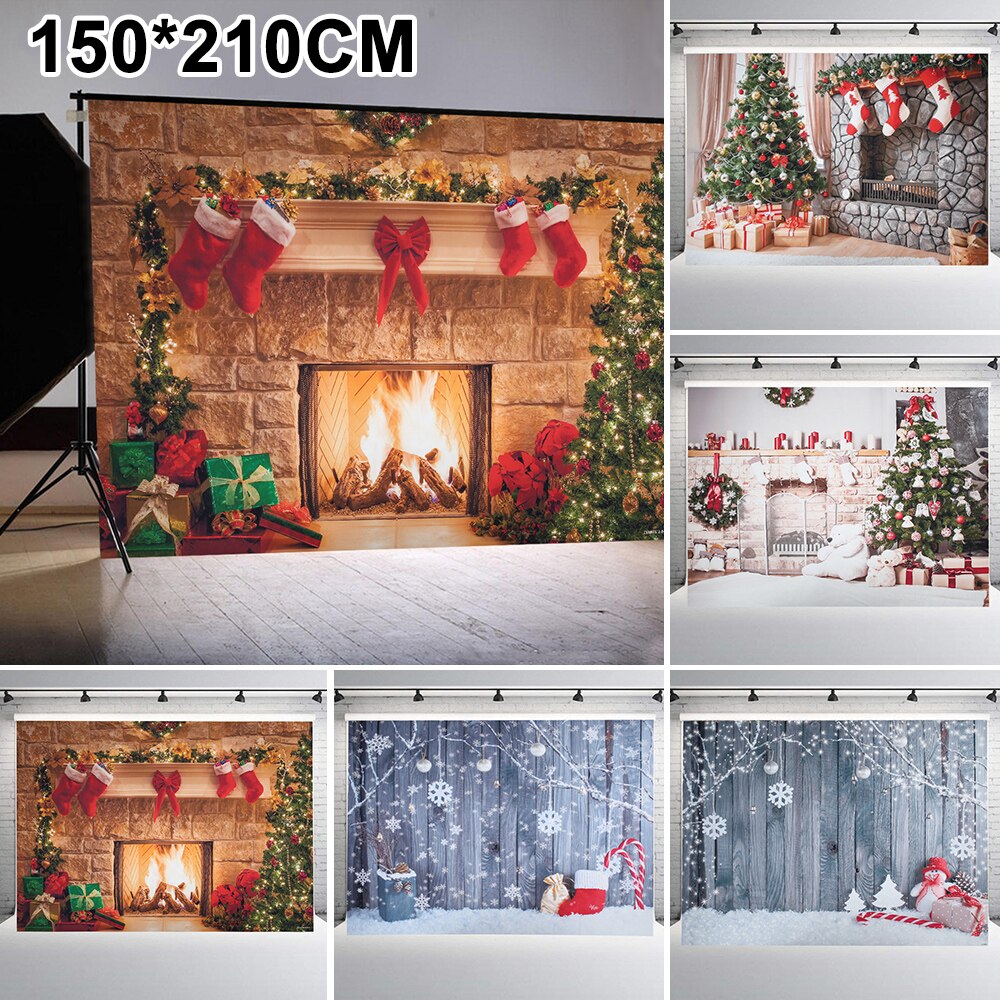 Jul baggrund foto baggrund vinter sne stjerne klokke vinyl fotografering baggrund fotostudie fotofon