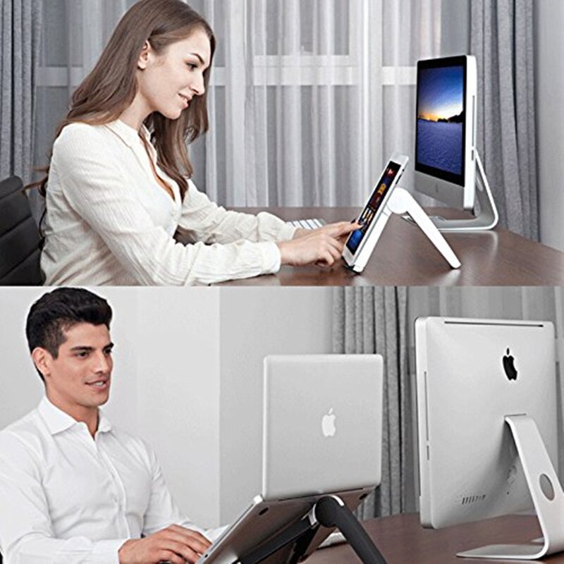 Laptop Stand Houder Verstelbare Hoek Portable Notebook Stand Laptop Ondersteuning Cooling Stand Tablet Houder Vouwen Bureau