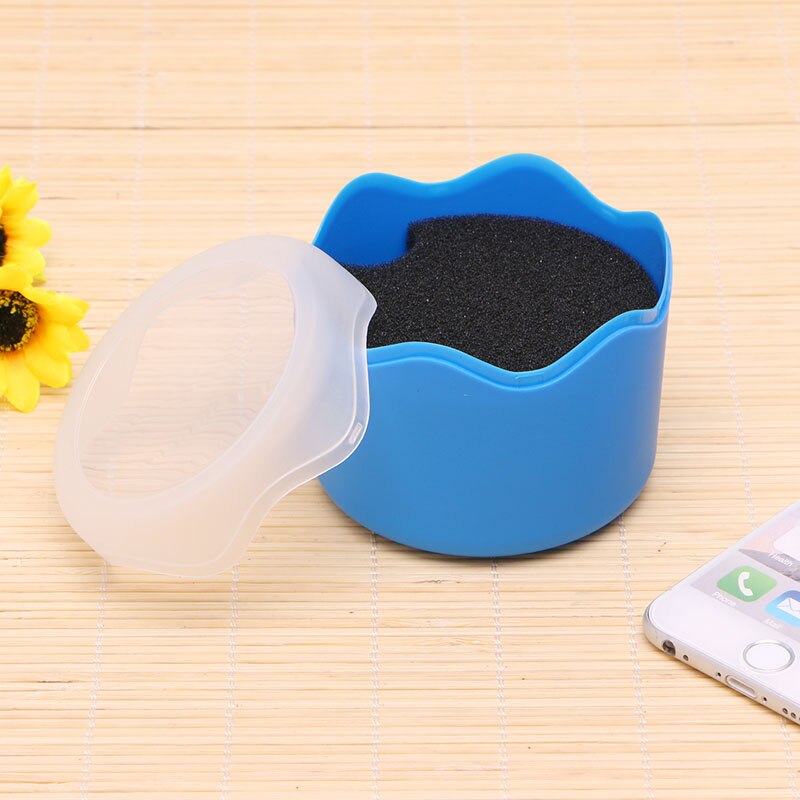 Caja de almacenamiento de reloj de pulsera de Color caramelo, caja de reloj individual de plástico con esponja, 1 unidad