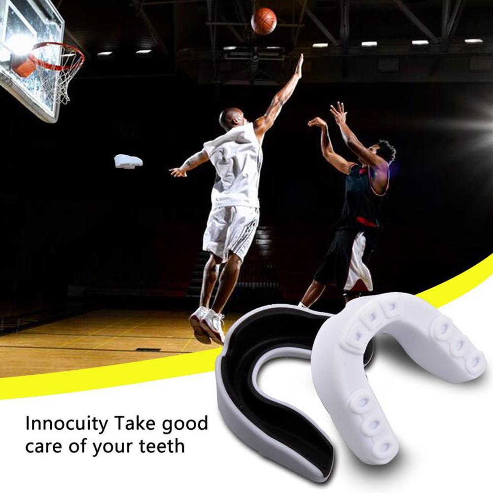 Sport mundbeskyttelse eva tænder beskytter børn ungdoms mundskærm tandbøjle beskyttelse til basketball rugby boksning karate