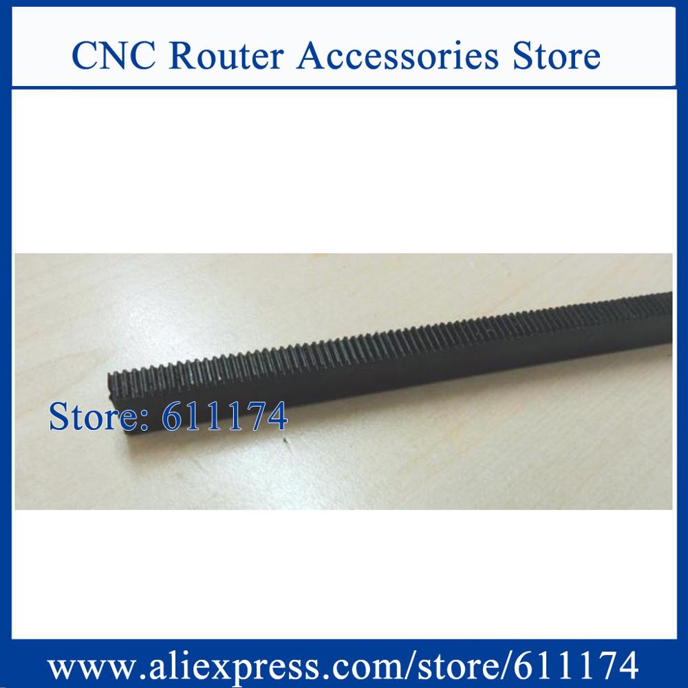 CNC Straight rack pinion and gear, module 0.5 size 5x10x1000mm rack and gear