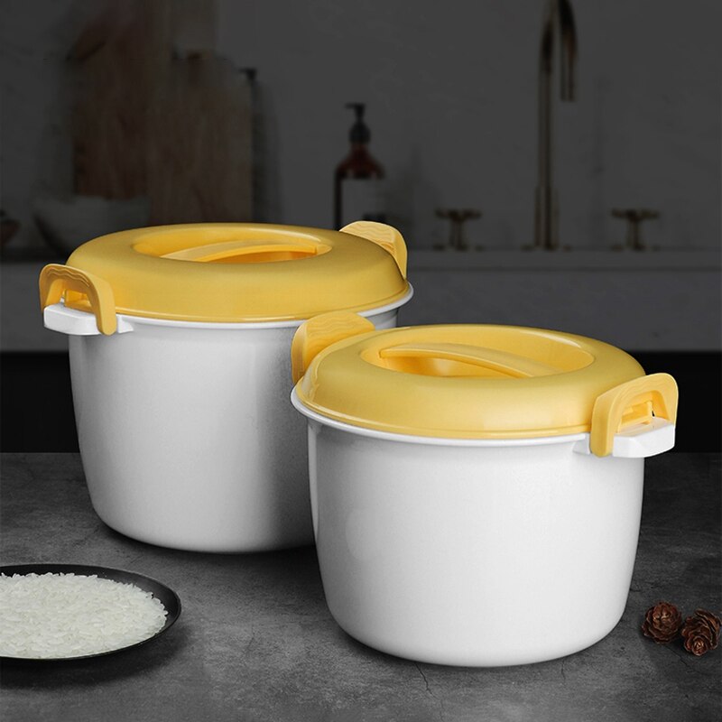 Portable Microwave Oven Rice Cooker Multifunctional Steamer Insulation Lunch Box Steaming Utensils for Microwave