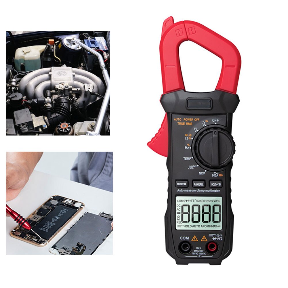ANENG ST209 Digital Multimeter Clamp Meter 6000 Counts True RMS Amp DC/AC Current Clamp Tester Meters Voltmeter 400v Auto Range