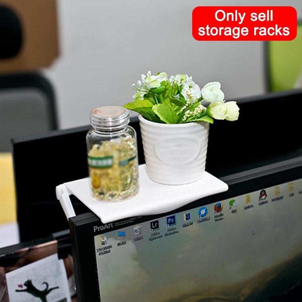 Adjustable Shelves Trays Display Shelving Units For Living Room Organizer TV Screen Caddy Screen TOP Shelf Desktop Storage Rack