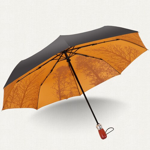 Automatische Sonnenschirm Uv Schutz Traditionellen Holz Griff Regenschirm Malerei Stoff Sonnenschirm Paraguas Frauen Regenschirm AB50UB: Style18-auto
