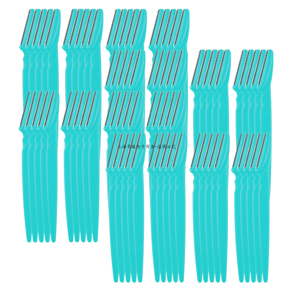 Arrivals Eyebrow Trimmer Face Razor Knife Eye Brow Blades Shaping Makeup Tools Facial Body Hair Removal Scraper Shaver: Copper