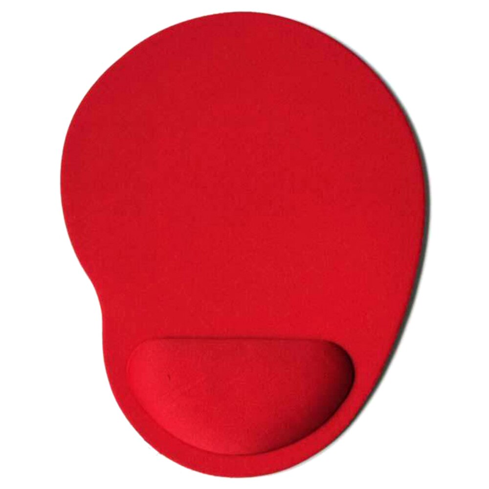 Tapis de souris EVA de couleur unie, tapis de Table de jeu confortable avec Support de poignet antidérapant: type A red