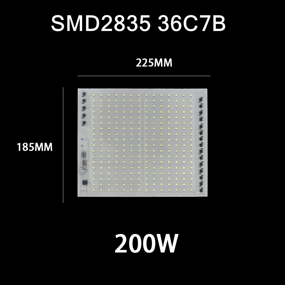 LED Lampe Chip SMD2835 Licht Perlen AC 220V 10W 20W 30W 50W 100W 150W 200W DIY Für draussen Flutlicht kalt Weiß warm Weiß: Gold / 50W