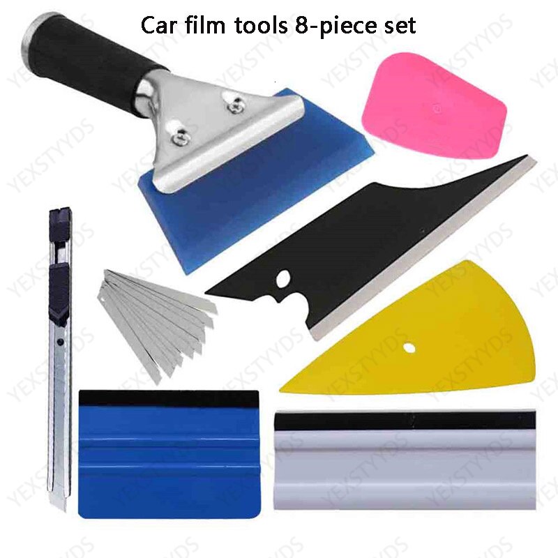 Car tool packaging film sticker packaging tool car window film scraper scraper scraper auxiliary tool car window tinting: Brown