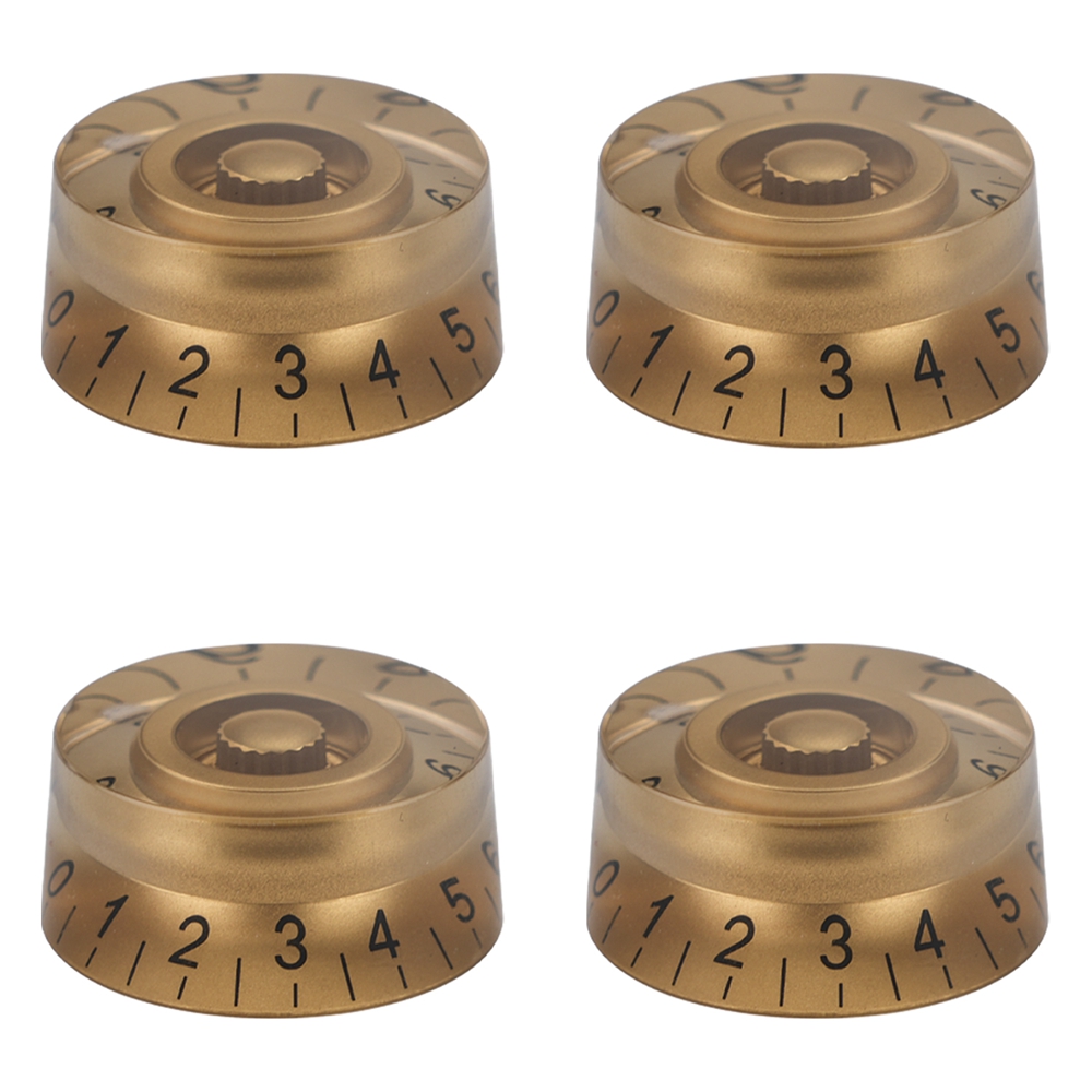 4 stk. guitar volumenknapper top hat knapper hastighed volumen tonepedal kontrolknapper til elektrisk guitar bas 29 farver: Multi