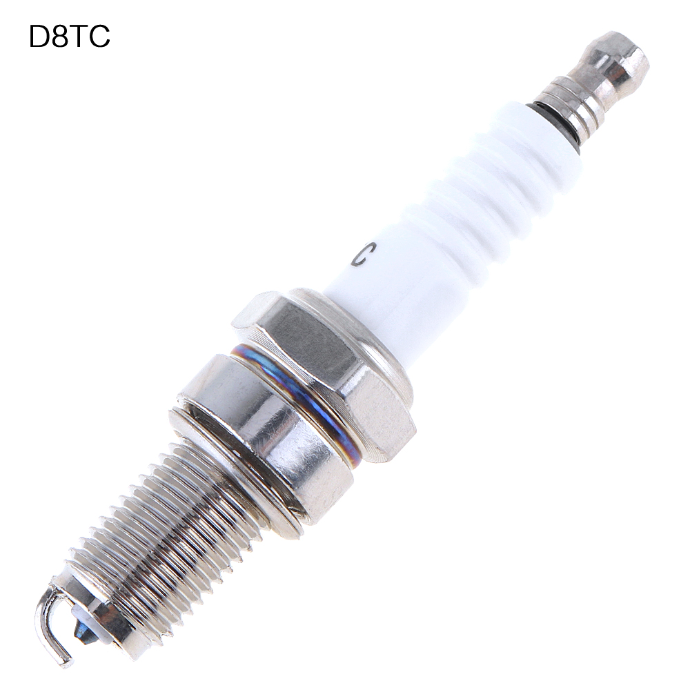 1 Pc D8TC Platinum Fire Tsui Spark Plugs 19mm Motorcycle Platinum Nozzles Spark Plugs Fit for CG 125cc 150cc 200cc 250cc