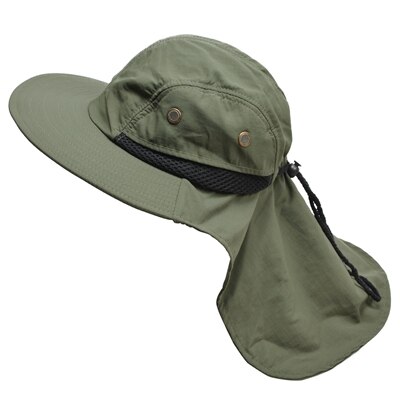 Brand chapeau solhat til mand solskærm fiskeri spand hat sommer hat klatre bjerg jungle vandreture kvinder uv beskyttelse hatte: Amy grøn