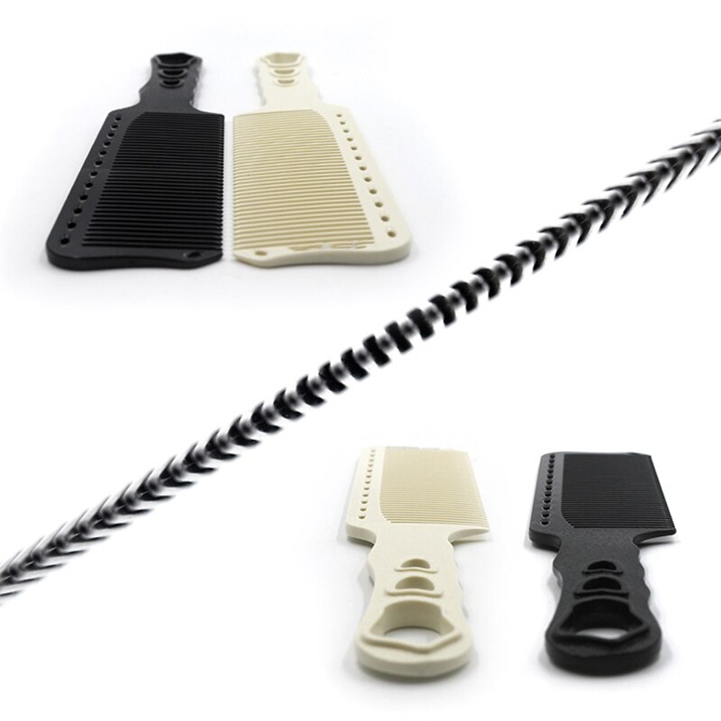 White Strong Anti Static Hair Comb Wide Teeth Long Hair Combo Heat Resistant Hairdressing Comb for Salon Tools