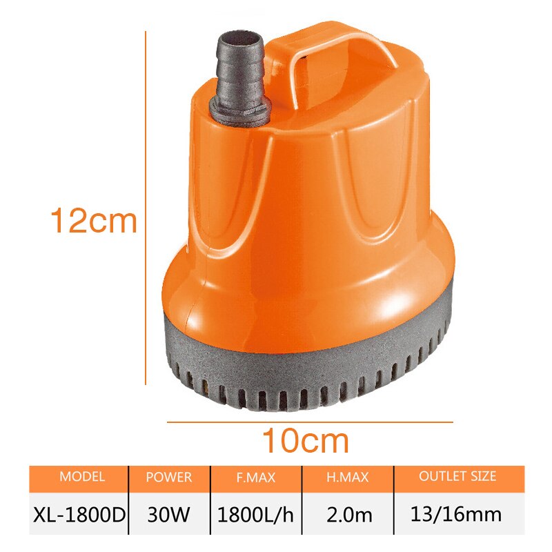 1pc Submersible Water Pump Aquarium Fountain Fish Tank Pond Home Garden Clean Dirty Filter