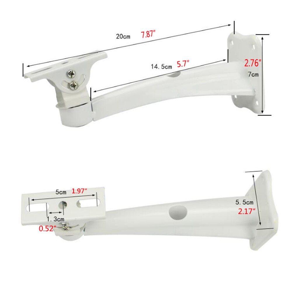 Universal wall-mounted metal monitor bracket, camera mounting bracket CCTV monitor mounting bracket (2pack)