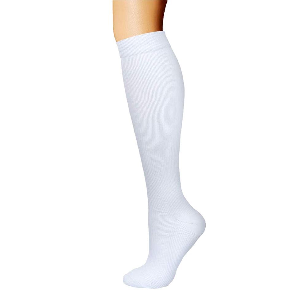 Calcetines de compresión Brothock, medias médicas de nailon para lactancia, calcetines deportivos transpirables para adultos de secado rápido para ciclismo al aire libre: Black / LorXL