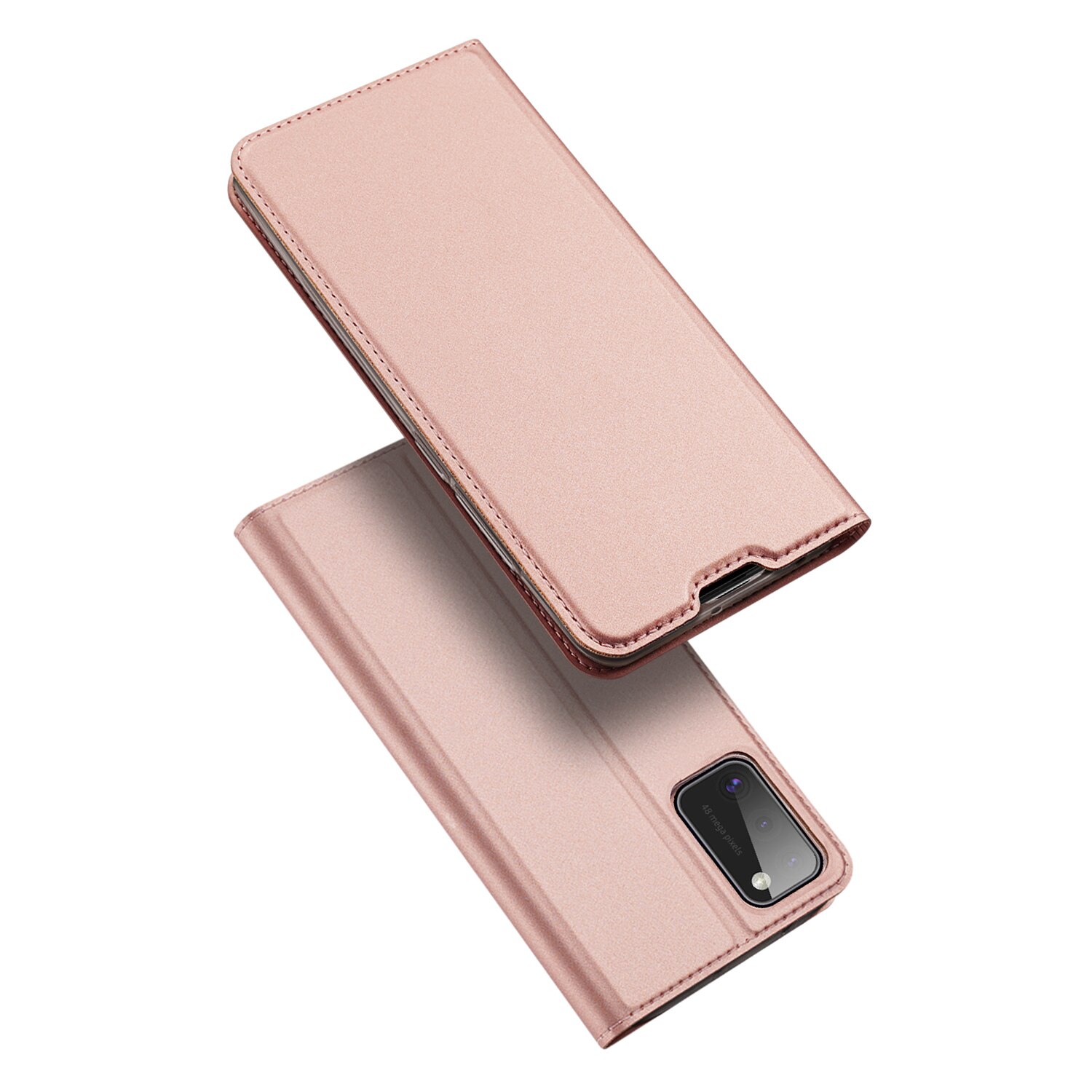 DUX DUCIS Della Pelle Pro Series Caso di Vibrazione Del Raccoglitore Cassa del Cuoio di Affari per Samsung Galaxy A41 A415F Della Copertura con la Fessura Per Carta accessori: Rose Gold