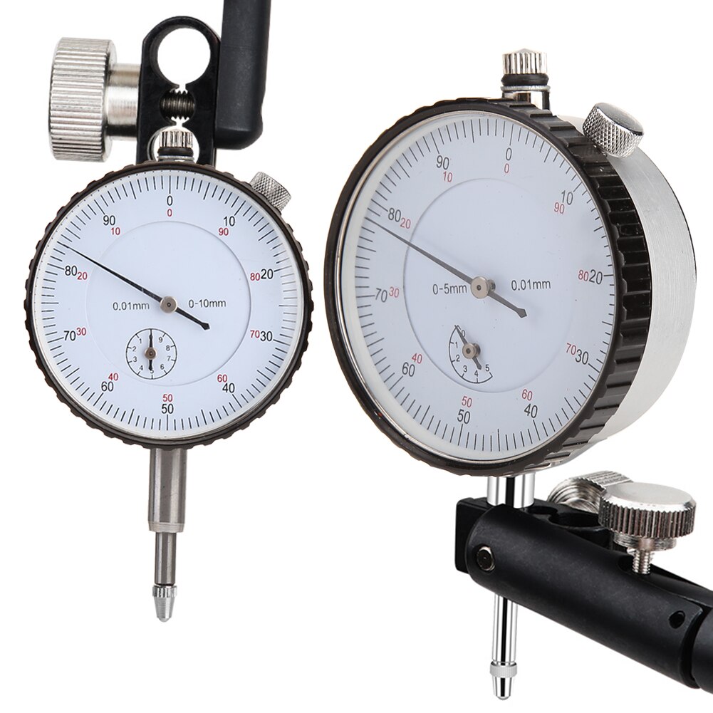 0.01mm High Sensitivity Accuracy Dial Test Indicator Round Measurement Dial Gauge Metal Dial Indicators Measuring Gauging Tools