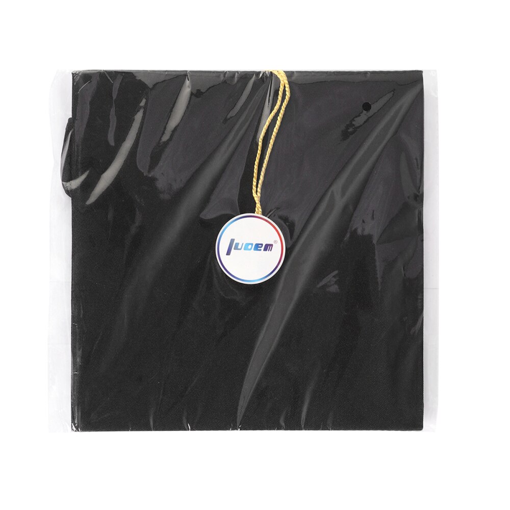 LUOEM 1PC Black Classic Adjustable Graduation Cap for Graduation Ceremony Photo taking Teachers College