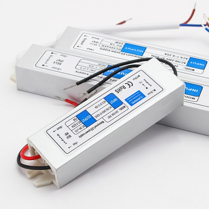 Led-treiber DC12V 24V IP67 Wasserdichte Beleuchtung Transformatoren für Outdoor Lichter Netzteil 10W 20W 30W 36W 45W 60W 80W 100W 120W