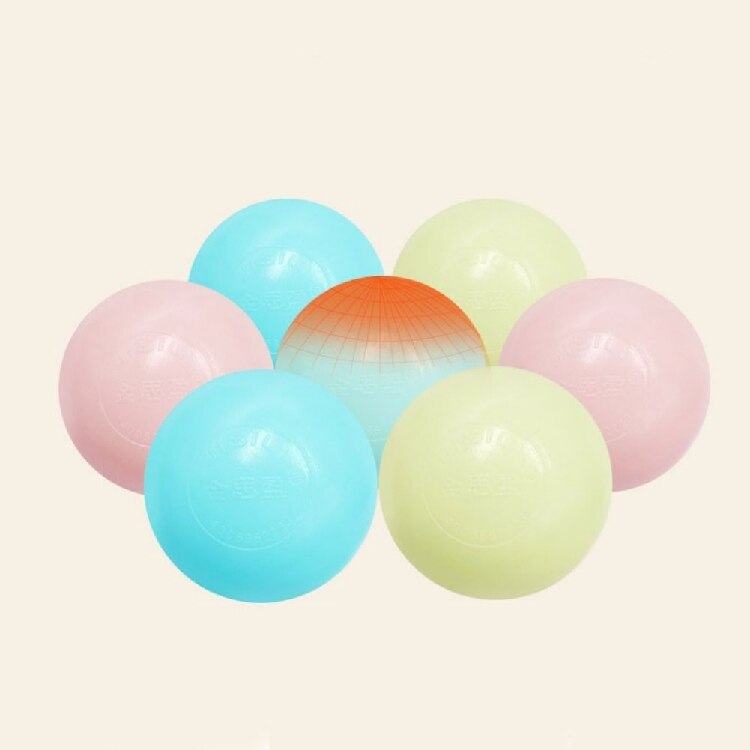 30 pc färg slumpmässig havsboll vågboll 6.5cm färg boll baby barn baby leksak boll förtjockning giftfri pe tecknad marin boll